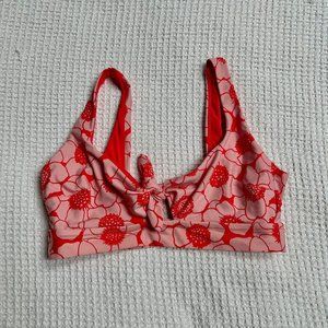Aerie Floral Bikini Top